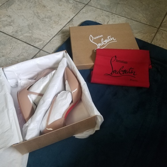 Christian Louboutin Strappy Half D'orsay - Picture 1 of 6